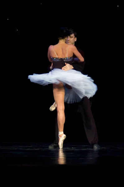 Dnipropetrovsk Ukraine April Anastasia Volochkova Performs Short Stories Love Ballet — Stock Photo, Image