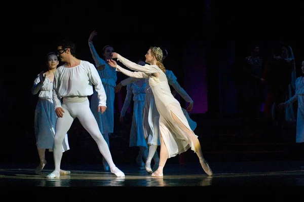 Dnipropetrovsk Ukrajna Április Rómeó Júlia Balett Előadásában Dnyipropetrovszk Opera Balett — Stock Fotó