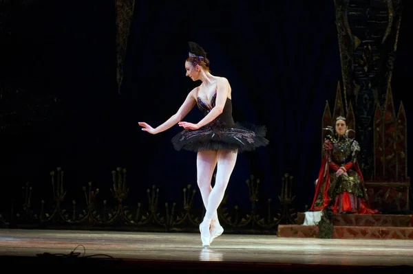 Dnipropetrovsk Ukraine April Svansjön Balett Framförd Dnepropetrovsk Opera Och Balett — Stockfoto
