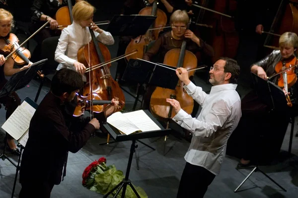 Dnipropetrovsk Ukraine June Four Seasons Chamber Orchestra Main Conductor Dmitry — 图库照片