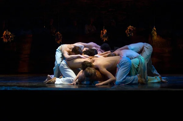 Dnipropetrovsk Ukrajina Března Kolébka Života Baletu Podání Baletu Opery Baletu — Stock fotografie