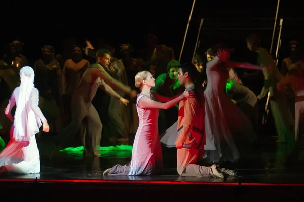 Dnipropetrovsk Ukraine September Medlemmar Dnepropetrovsk State Opera Och Balett Theatre — Stockfoto