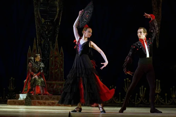 Dnepropetrovsk Ukraine Swan Lake Balbalel Performed Dnepropetrovsk Opera Ballet Theatre — 스톡 사진