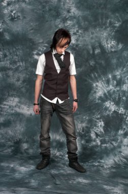 DNEPROPETROVSK, UKRAINE - 28 Mart 2008 'de Dnepropetrovsk, Ukrain' de kuaförlük, tırnak estetiği dallarında kulis ve genç UKRAINE Yetenekleri dalında hazırlanır.