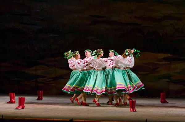 Dnipropetrovsk Ukraine November Members Folklore Ensemble Slavutych Perform Ukraine State — Stock Photo, Image