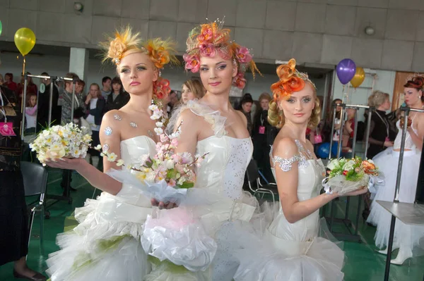 Dnepropetrovsk Ukraine March Models Performed Championship Meardressing Nail Aesthetics Make — 스톡 사진