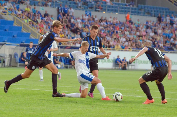 Dnipropetrovsk Ukraine Juillet 2015 Valery Fedorchuk Dnipro Bat Pour Ballon — Photo