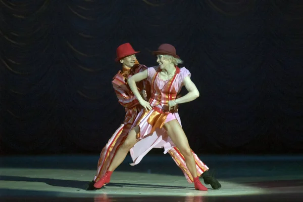 Dnipropetrovsk Ukraine December Beroemde Dansers Alexandra Tropko Vadim Kozlov Spelen — Stockfoto