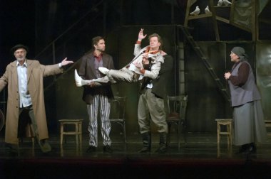 DNIPROPETROVSK, UKRAINE - 23 Mayıs: ORYOL Devlet Tiyatrosu 