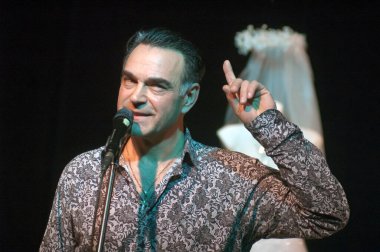 DNEPROPETROVSK, UKRAINE - 16 Mart: Ünlü aktör Michael Melni