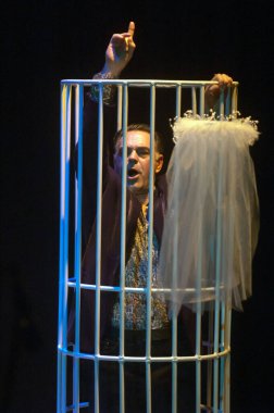 DNEPROPETROVSK, UKRAINE - 16 Mart: Ünlü aktör Michael Melni