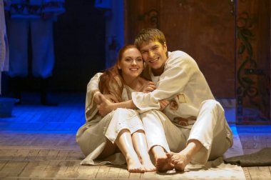 DNEPROPETROVSK, UKRAINE - 9 ARALIK: Dnepropetrovsk Gençlik Tiyatrosu 