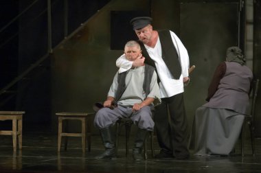 DNIPROPETROVSK, UKRAINE - 23 Mayıs: ORYOL Devlet Tiyatrosu 