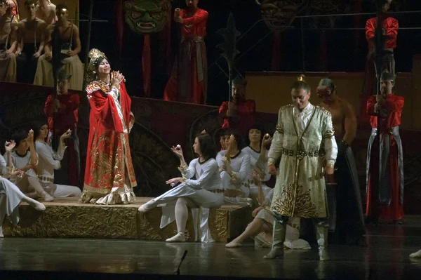 Dnepropetrovsk Ukraine October Members Dnepropetrovsk State Opera Ballet Theatre Performs — 스톡 사진