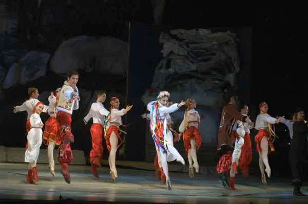 Dnepropetrovsk Ukraine January Night Christmas Ballet Performed Dnepropetrovsk Opera Ballet — Stock Photo, Image