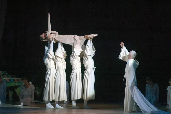 Dnepropetrovsk Ukraine November Members Dnepropetrovsk State Opera Ballet Theatre Perform — Stock Photo, Image