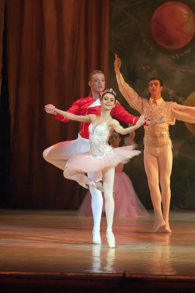 Dnepropetrovsk Ukrajina Prosince Louskáček Balet Podání Baletu Dněpropetrovsk Opera Ballet — Stock fotografie