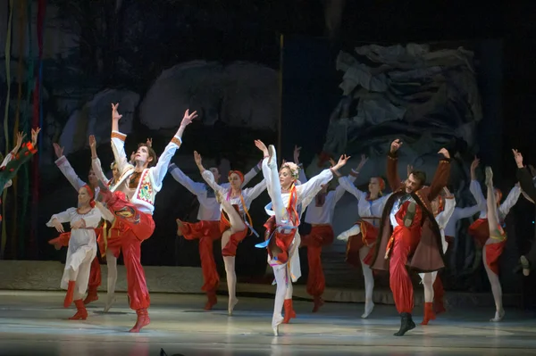 Dnepropetrovsk Ucrania Enero Noche Antes Del Ballet Navideño Interpretado Por — Foto de Stock