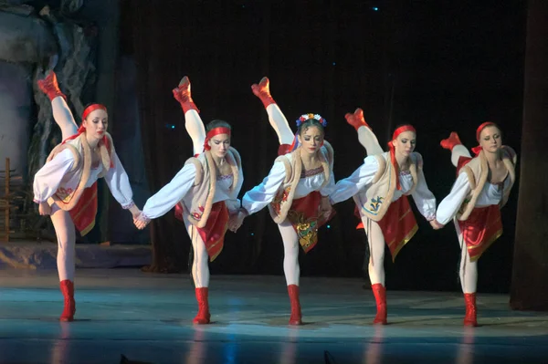 Dnepropetrovsk Ukrajina January Noc Před Vánočním Baletem Podání Baletu Dněpropetrovského — Stock fotografie