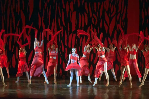 Dnepropetrovsk Ukraine March Members Dnepropetrovsk State Opera Ballet Theatre Show — 스톡 사진