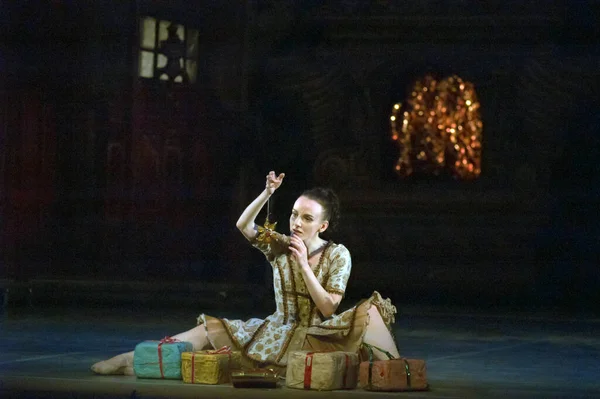 Dnepropetrovsk Ukraine December Medlemmar Kyiv Modern Ballet Utför Nutcracer Statens — Stockfoto