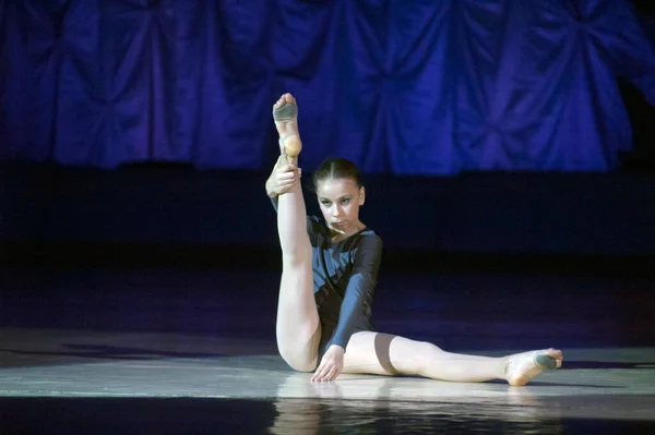 Dnepropetrovsk Ucrania Enero Ksenia Rusin Años Realiza Perlas Ballet Teatro —  Fotos de Stock