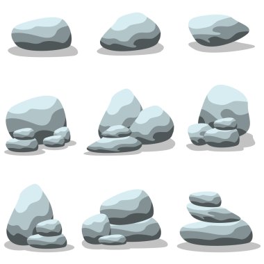 Rock vektör sanat çizim seti