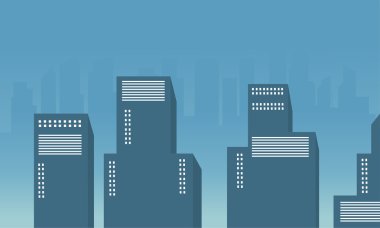 Siluet tasarlamak vektör düz İnşaat