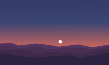 Hill adlı gece silüeti