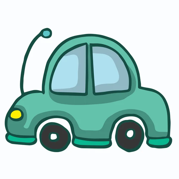 Diseño de estilo divertido de coche para niños — Archivo Imágenes Vectoriales