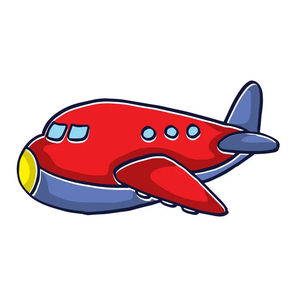 Design for kids planes cartoon — Stock Vector