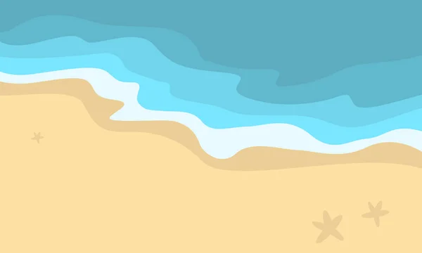 矢量图的海滨风光 — 图库矢量图片
