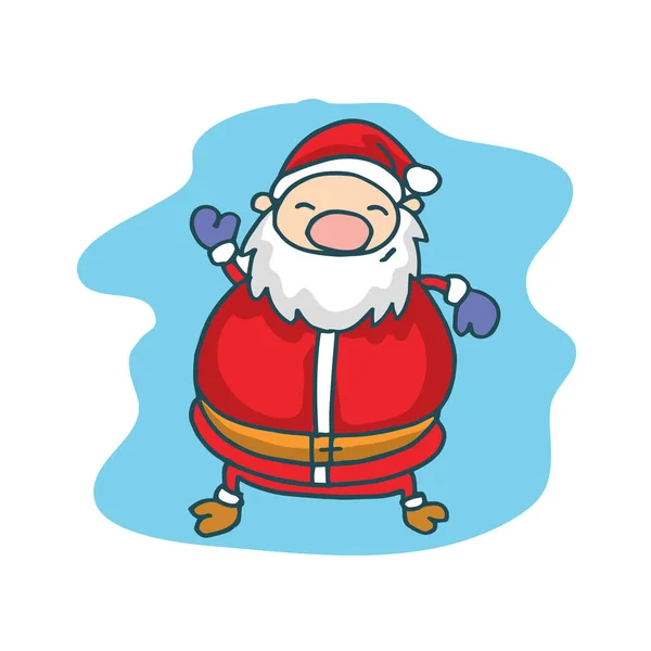 Personaje Santa Claus Tema de Navidad — Archivo Imágenes Vectoriales