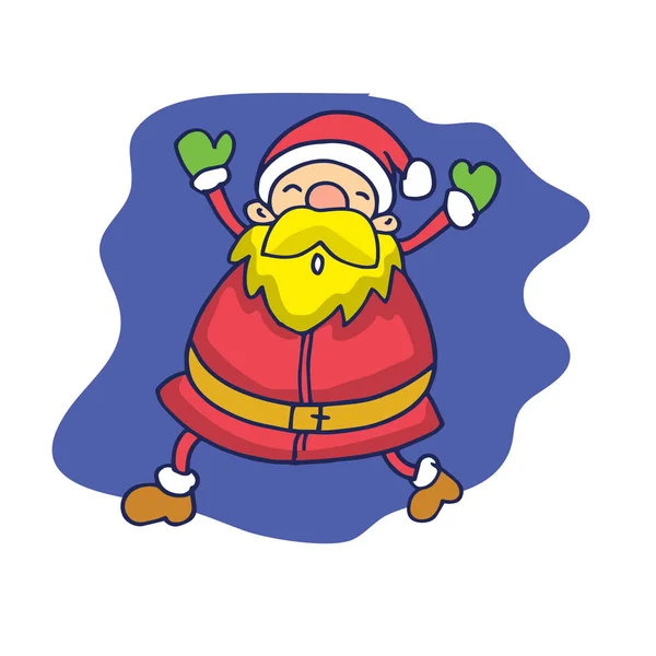 Santa Claus personaje colección stock — Archivo Imágenes Vectoriales