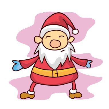 Karakter Noel Baba koleksiyonu stok