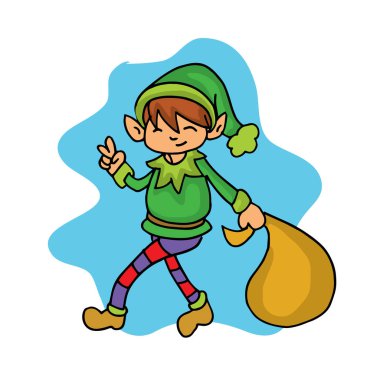 Noel koleksiyon elf yardımcı çizgi film