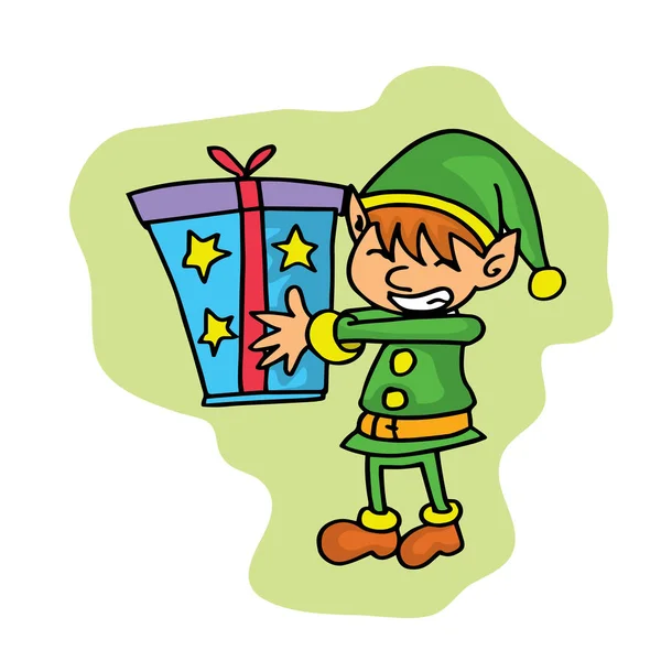 Küçük elf Hediyelik Noel karakter ile