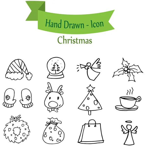 Noel simge vektör ayarla