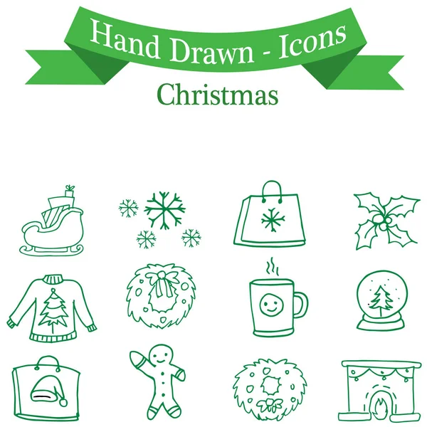 Noel simge vektör sanat ayarla