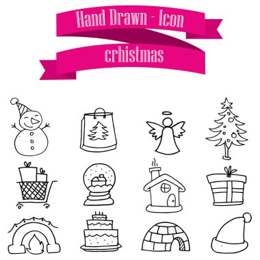 Merry Christmas Icons collection