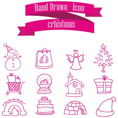 Noel Illustration Icons set