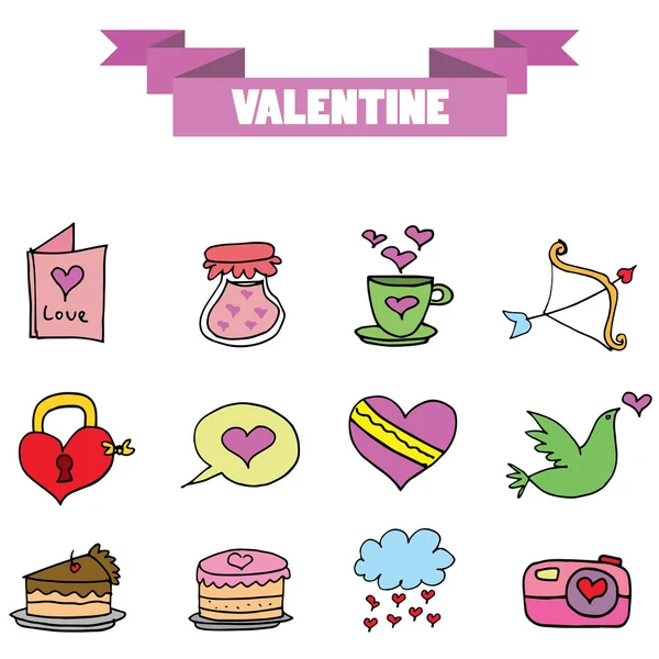 Vector art valentine stock sammlung — Stockvektor