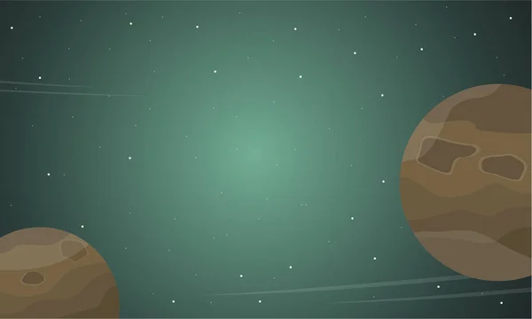 Космический фон планеты — стоковый вектор
