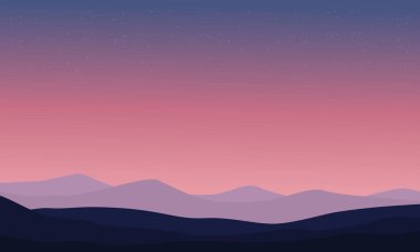 Vektör çizim çöl arka planlar