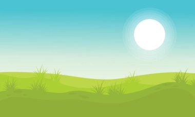 Arka plan hill güzellik manzara vektör