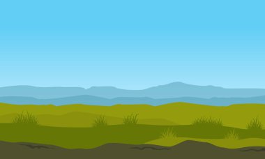 doğa manzara dağ arka plan ile