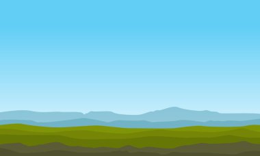 Dağ arka planlar vektör peyzaj