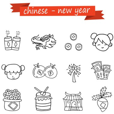 Toplama Çin simgesi el çizmek