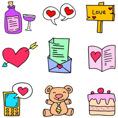 Nesne şirin aşk Doodles