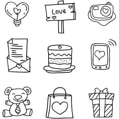 El çizmek nesne aşk karalamalar